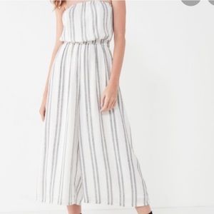 Silence + Noise Jumpsuit Striped Urban Outfitters